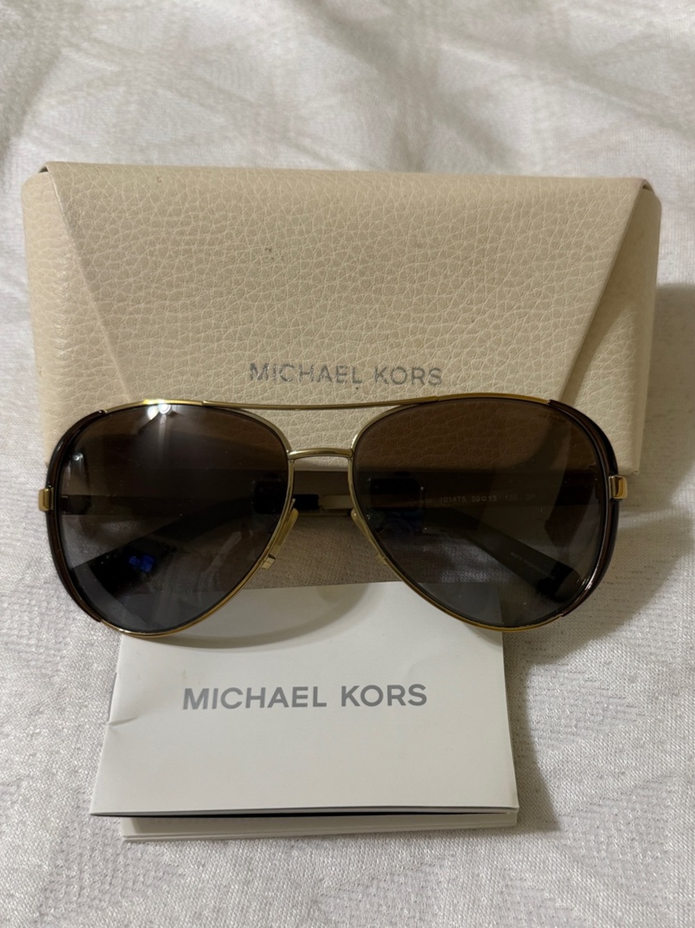 Michael Kors Women's Brown Gradient Aviator Sunglasses ( final sale)